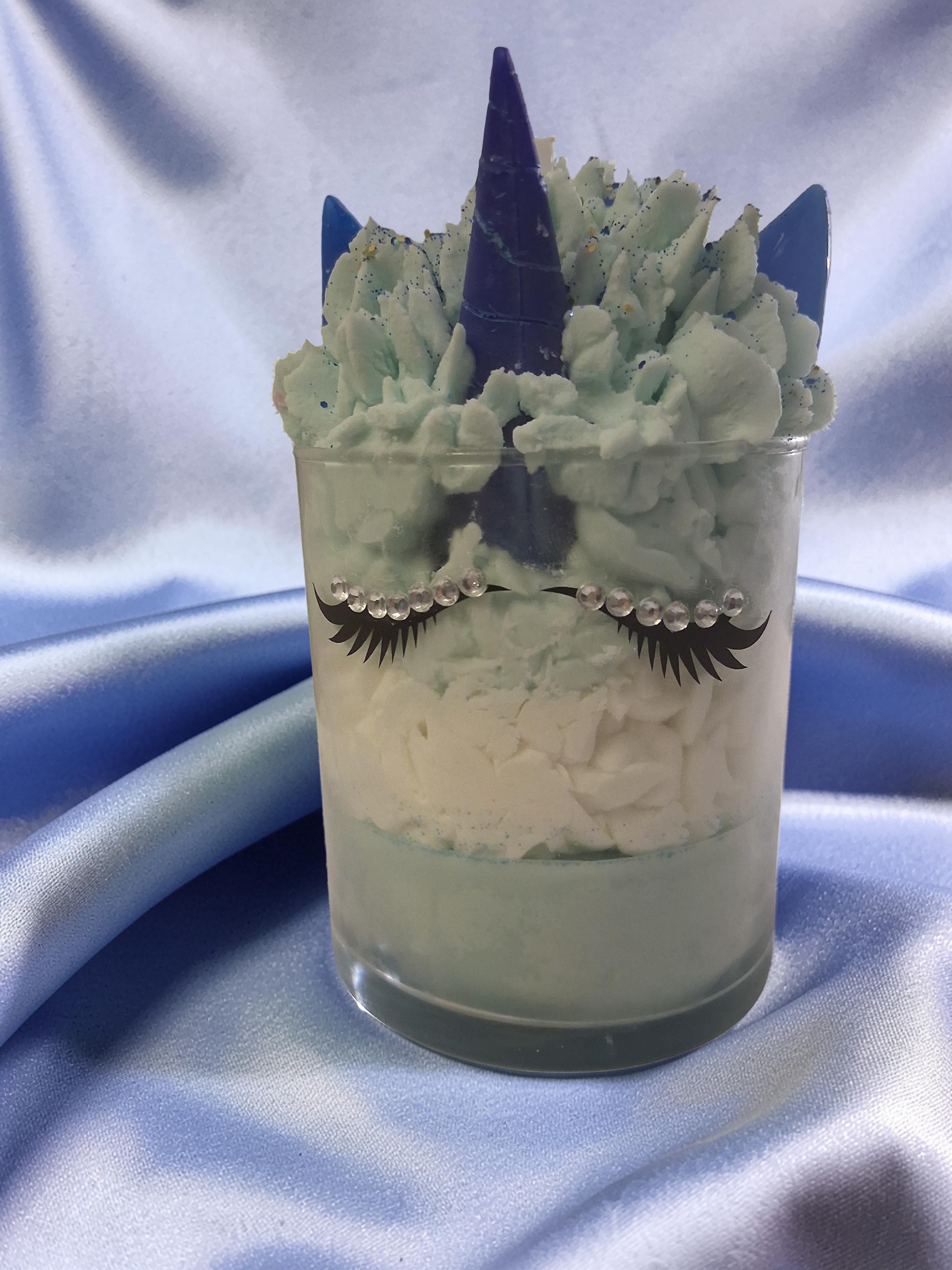 Frosted Sky Unicorn Candle