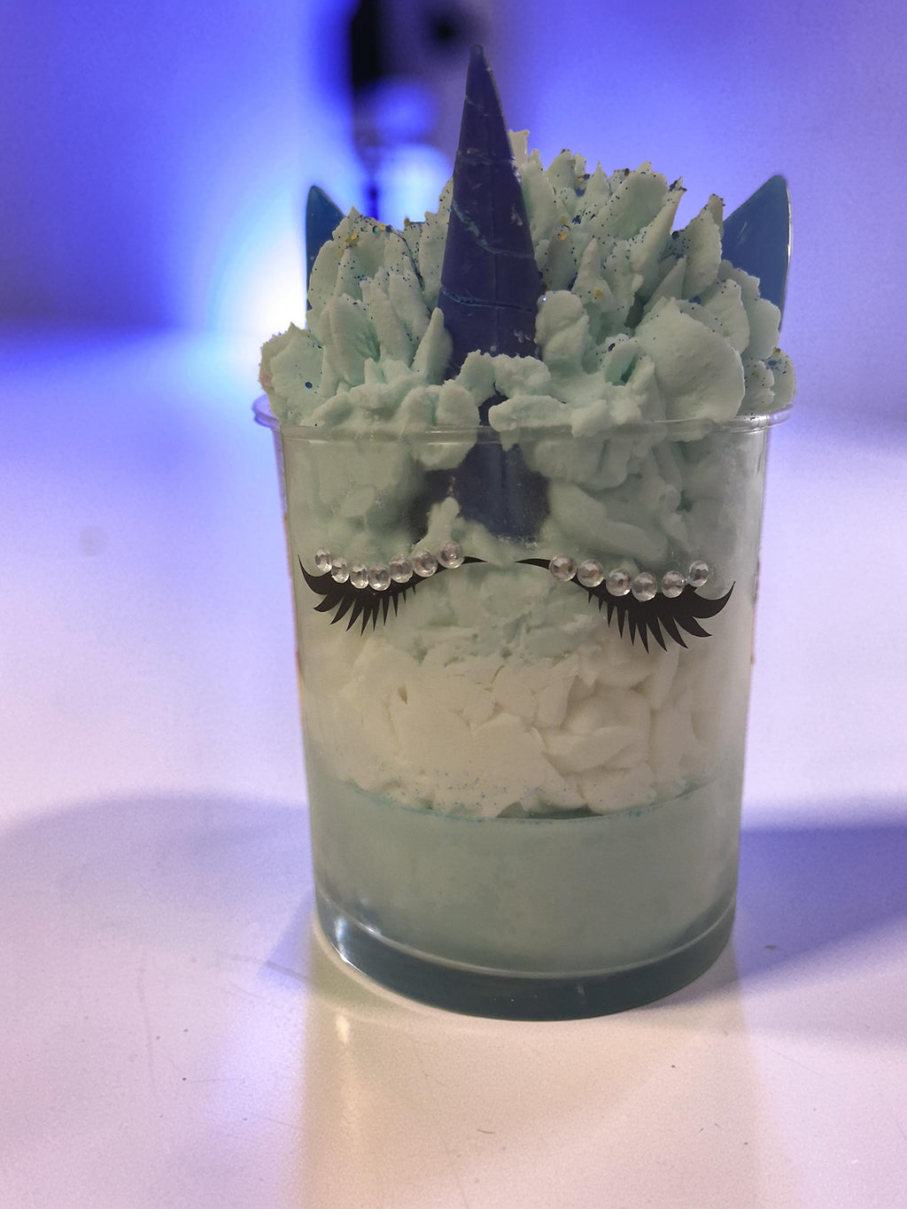 Frosted Sky Unicorn Candle