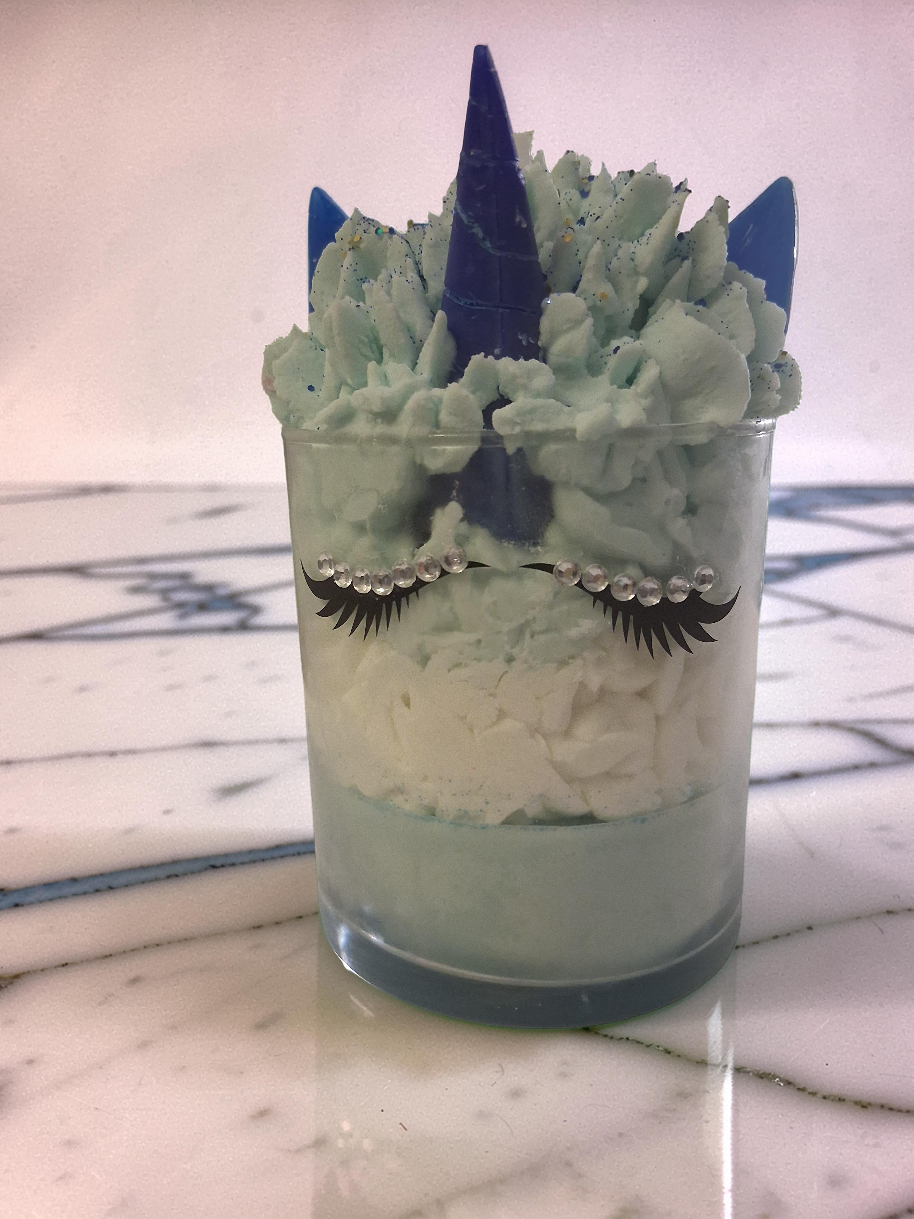 Frosted Sky Unicorn Candle