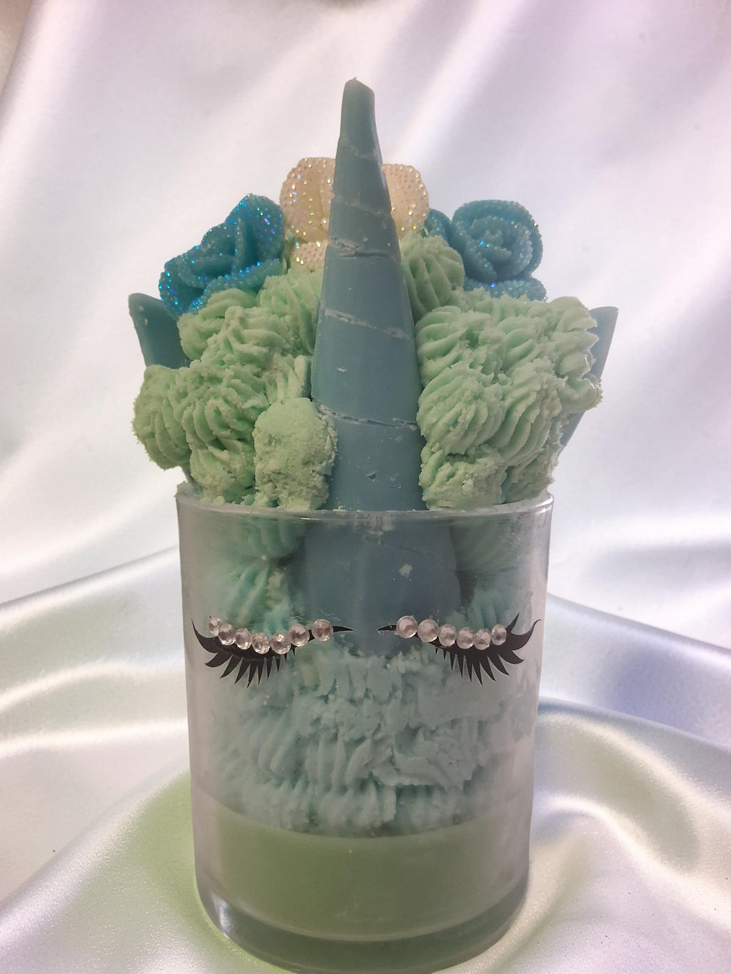 Mint & Magical Blue Unicorn Scented Royalty Candle