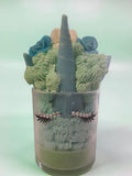 Mint & Magical Blue Unicorn Scented Royalty Candle