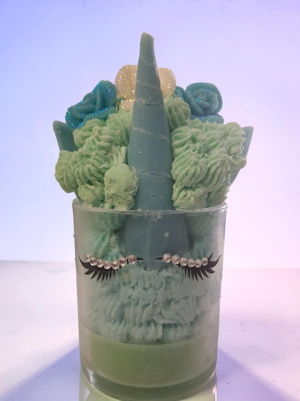 Mint & Magical Blue Unicorn Scented Royalty Candle