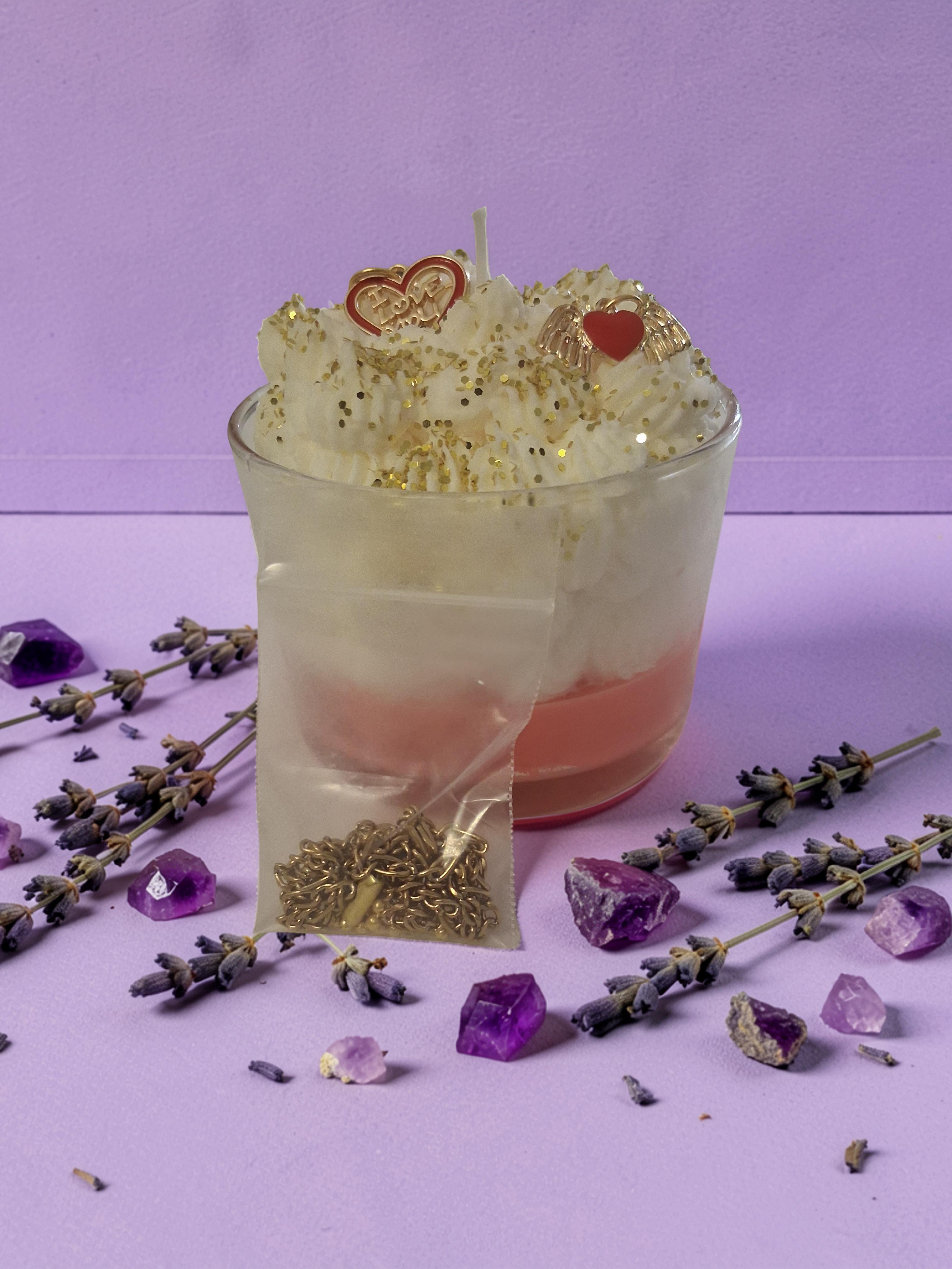 Blushing Hearts Candle