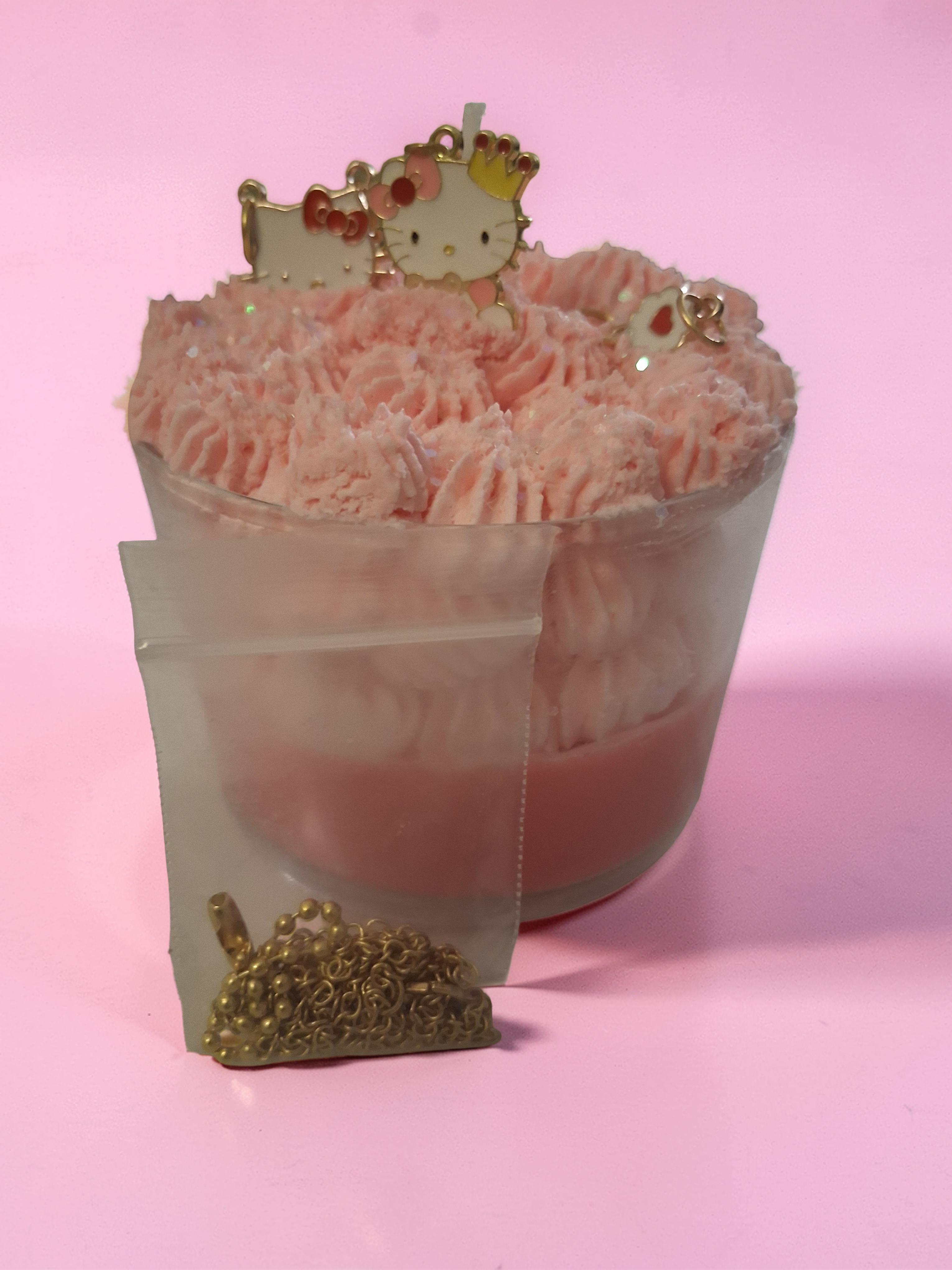 Hello Kitty Princess Scented Candle & Jewelry Bundle