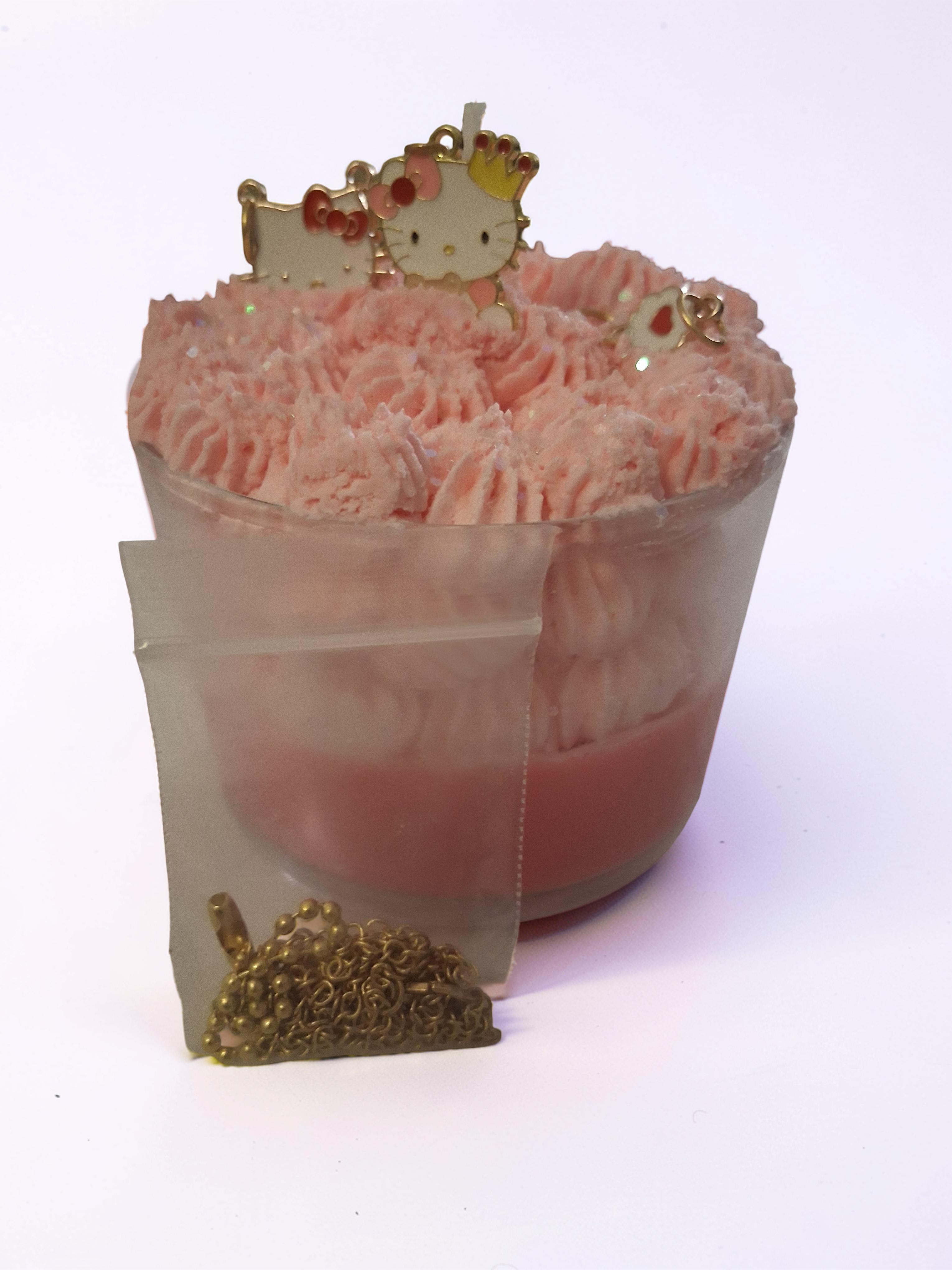 Hello Kitty Princess Scented Candle & Jewelry Bundle