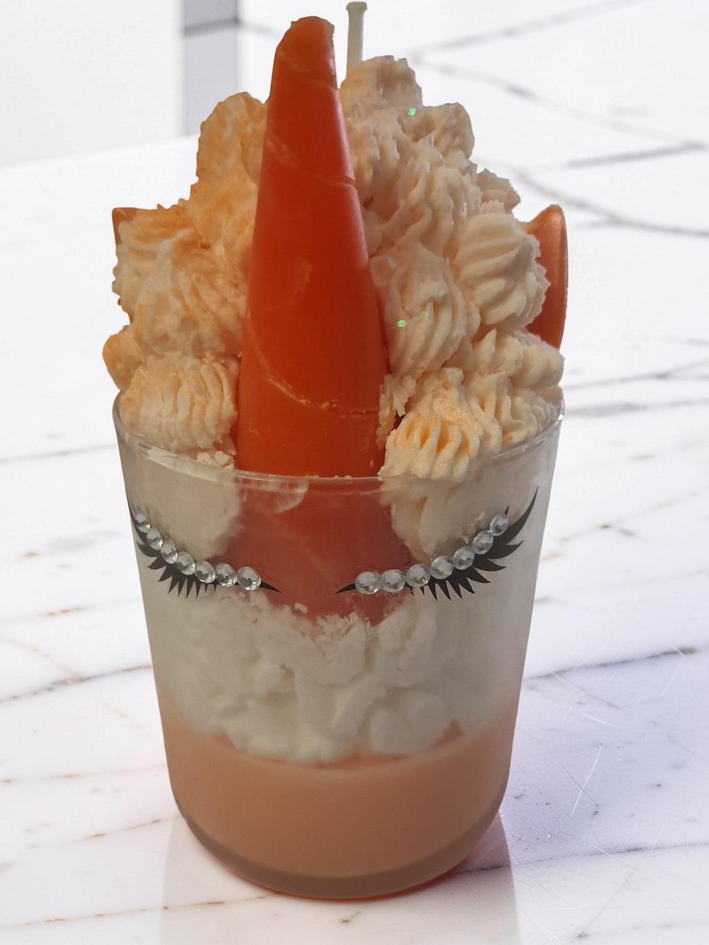Citrus Glow Unicorn Candle