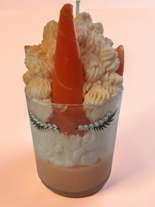 Citrus Glow Unicorn Candle