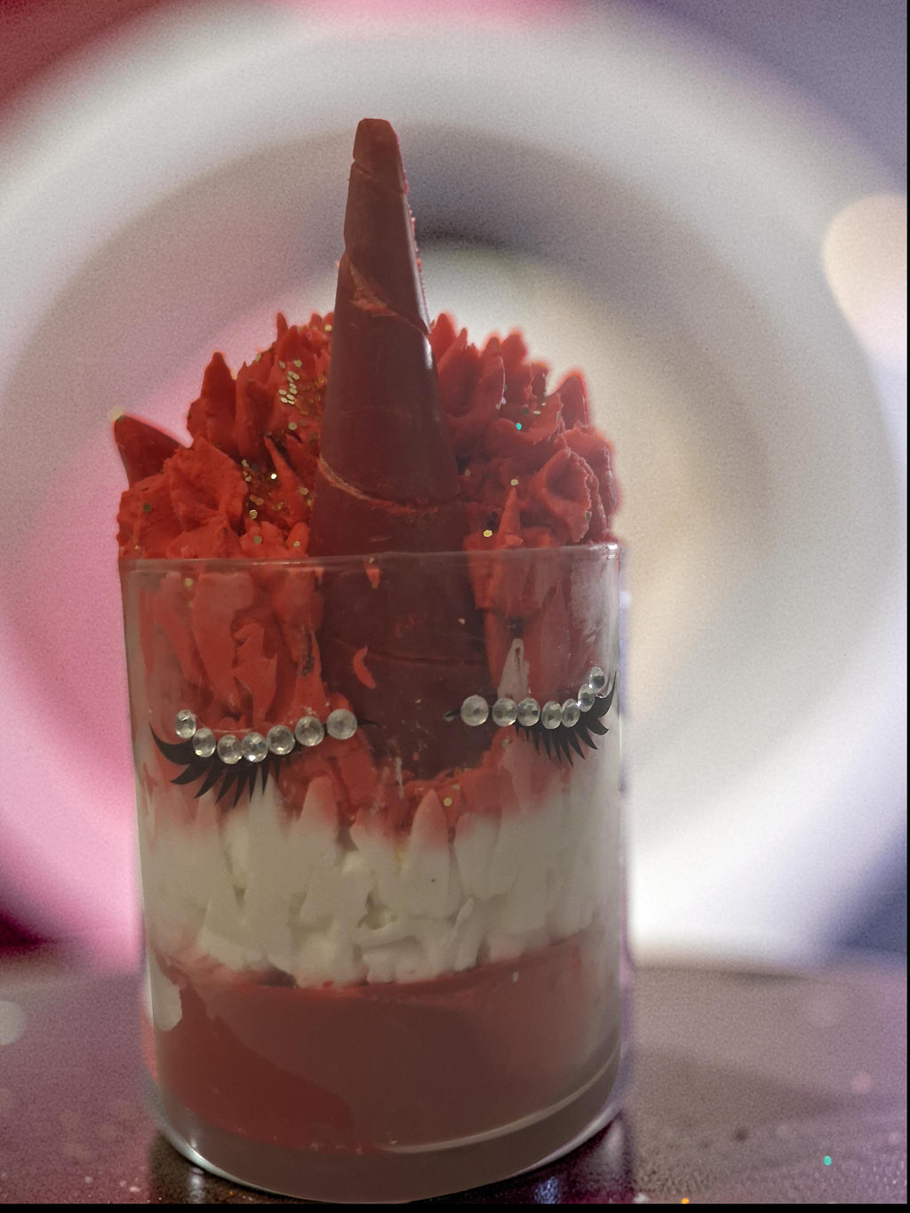 “Velvet Rose Unicorn Candle”