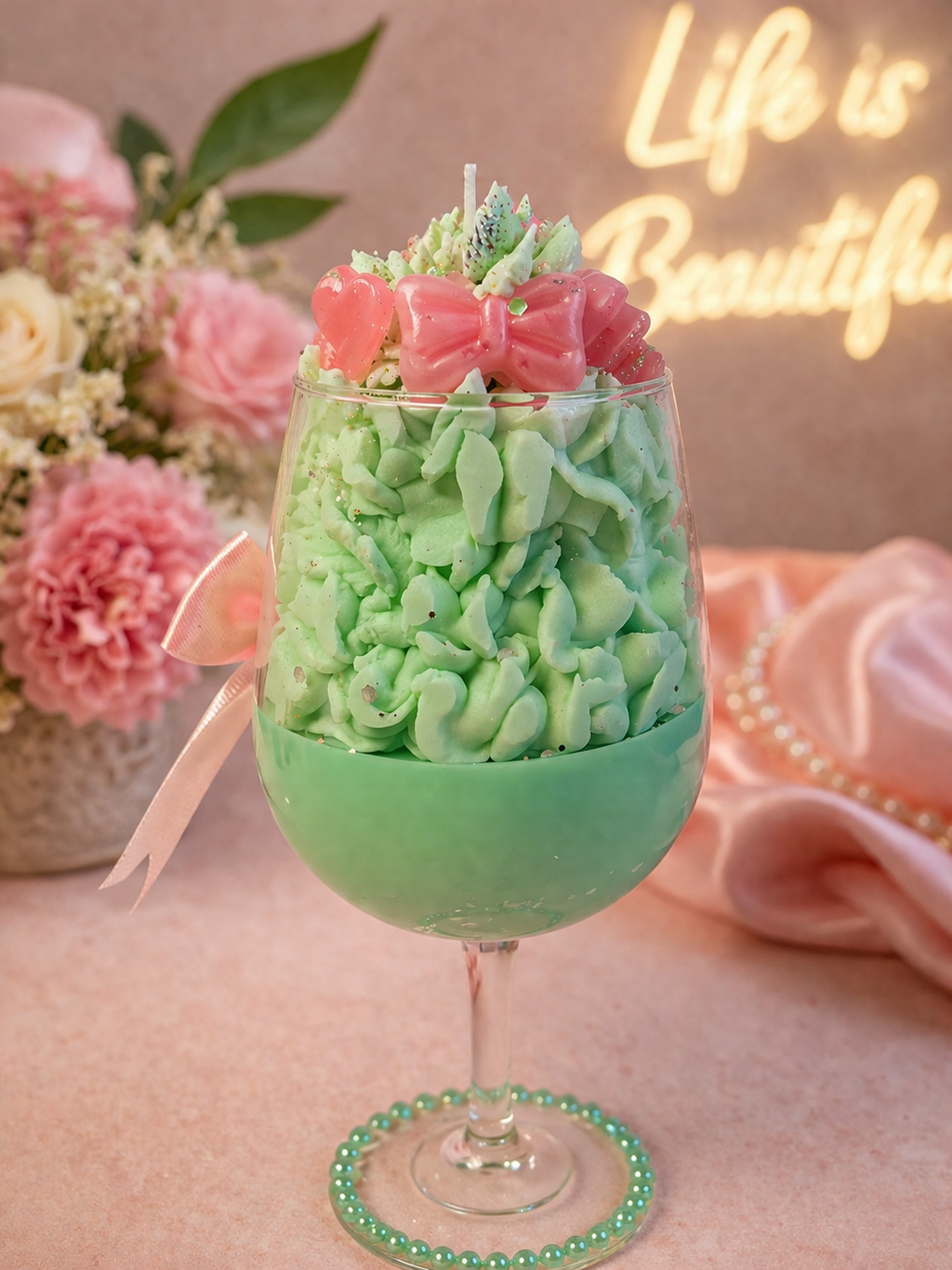 SWEET MINT BLOOM CANDLE- MOTHER'S DAY COLLECTION