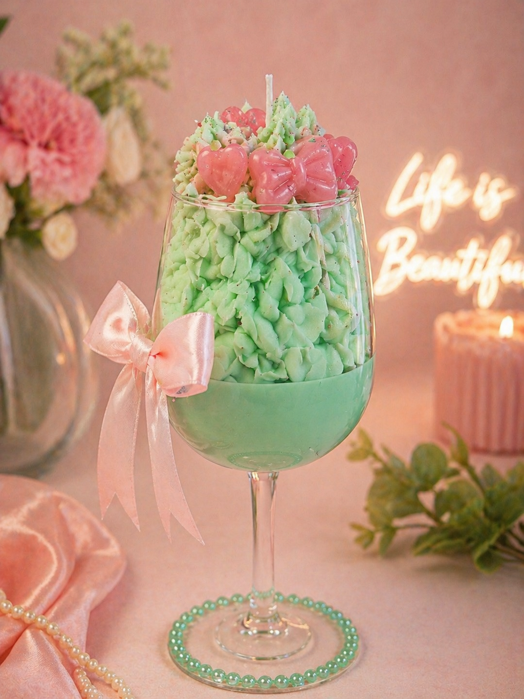 SWEET MINT BLOOM CANDLE- MOTHER'S DAY COLLECTION