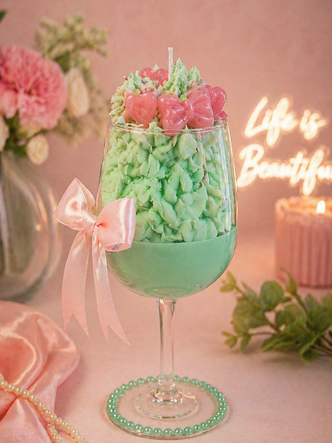 SWEET MINT BLOOM CANDLE- MOTHER'S DAY COLLECTION