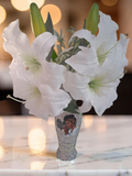 God is Good Rhinestone Statement Vase close up