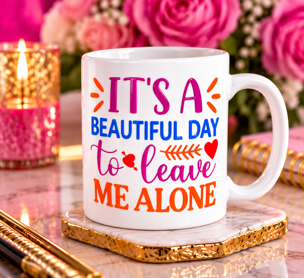 Beautiful Day to Leave Me Alone — Funny Statement Mug