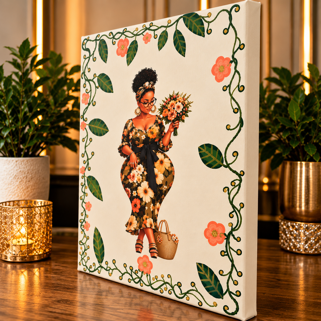 Bloom in Your Own Way — Handcrafted Canvas Art