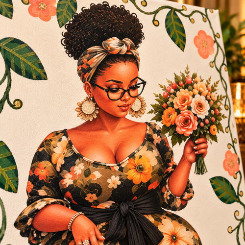 Bloom in Your Own Way — Handcrafted Canvas Art
