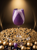 Onxy Shimmer Glass Candle