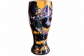 Midnight Gold — Abstract Marbled Decorative Flower Vase