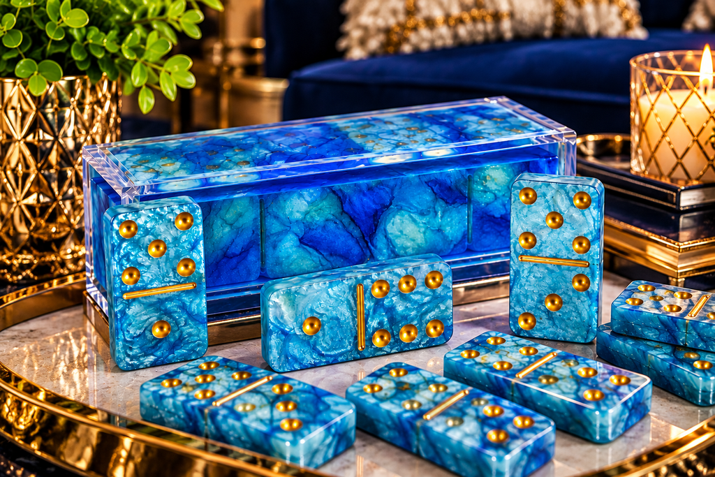 Game Night Your Way — Custom Resin Domino Set