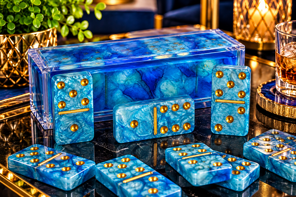 Game Night Your Way — Custom Resin Domino Set