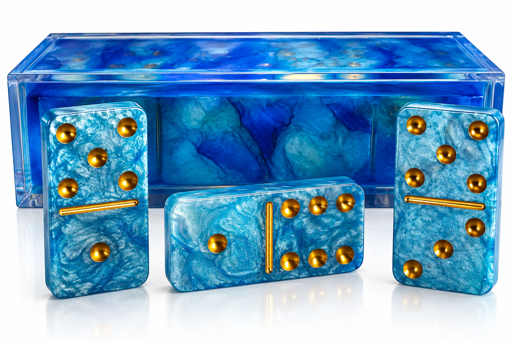 Game Night Your Way — Custom Resin Domino Set