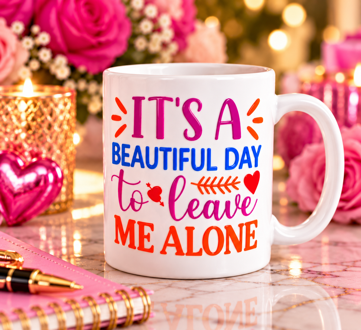 Beautiful Day to Leave Me Alone — Funny Statement Mug