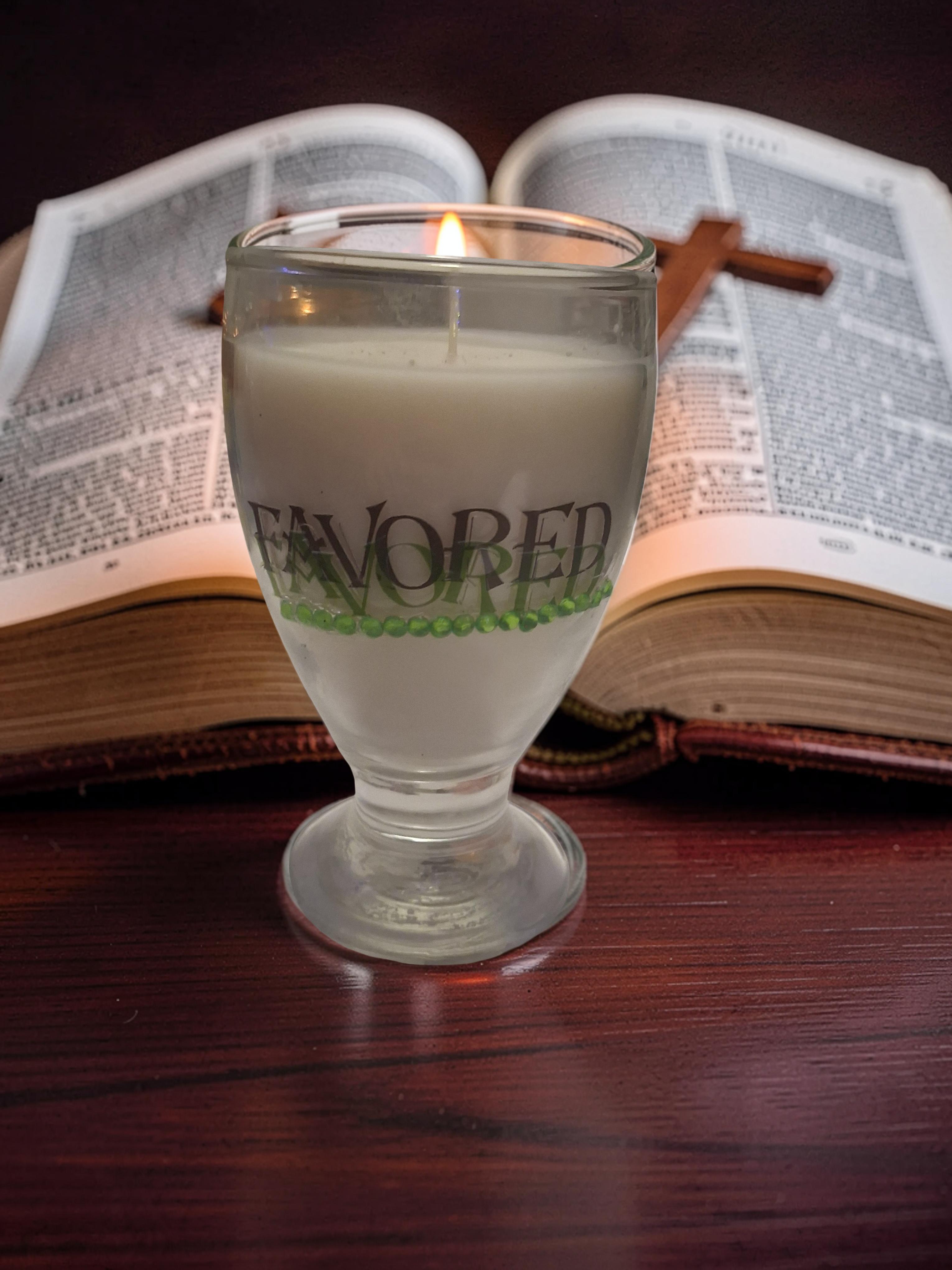 Favored Royalty Goblet Candle