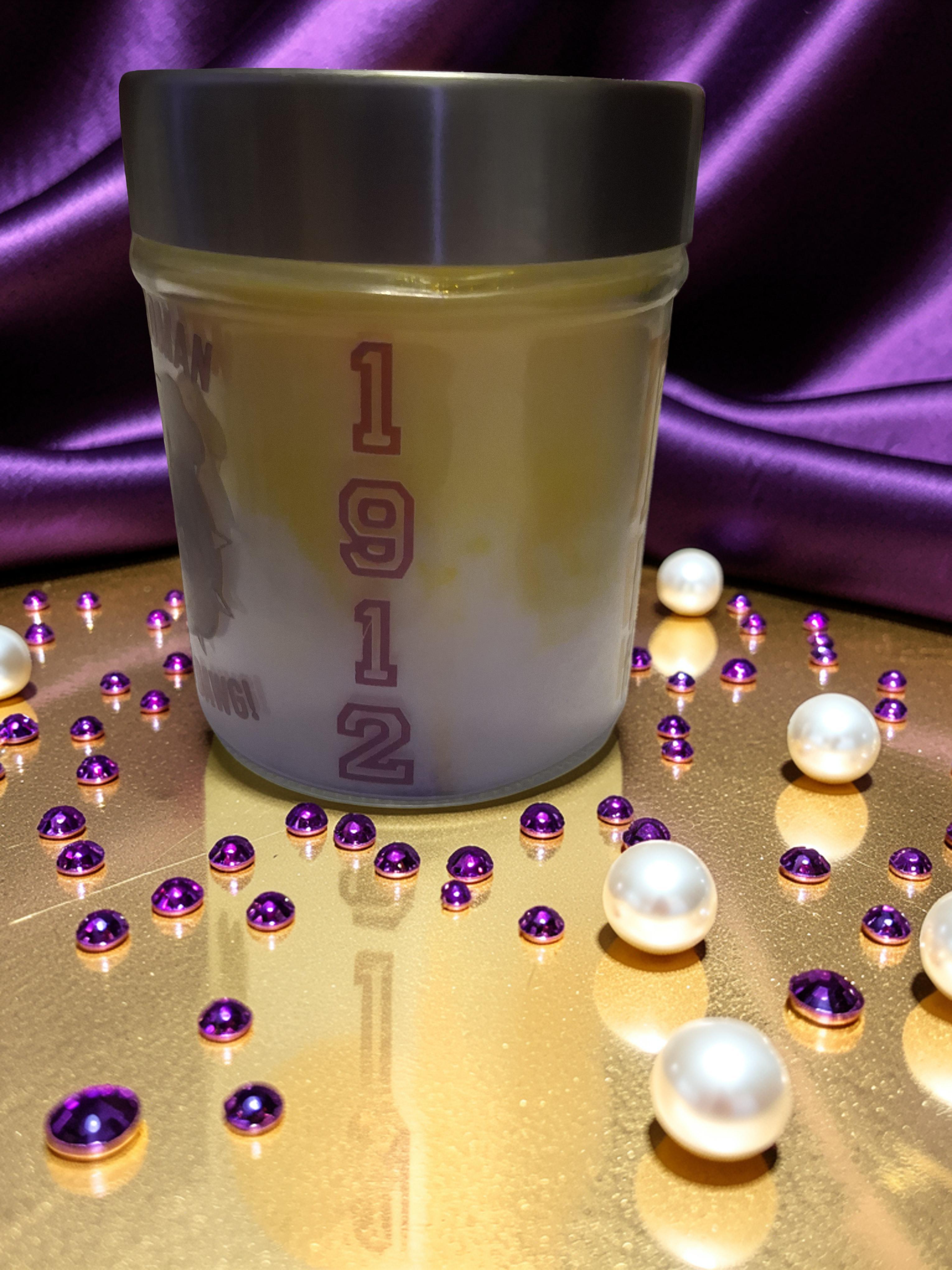 Royal Purple & Gold Heritage Candle