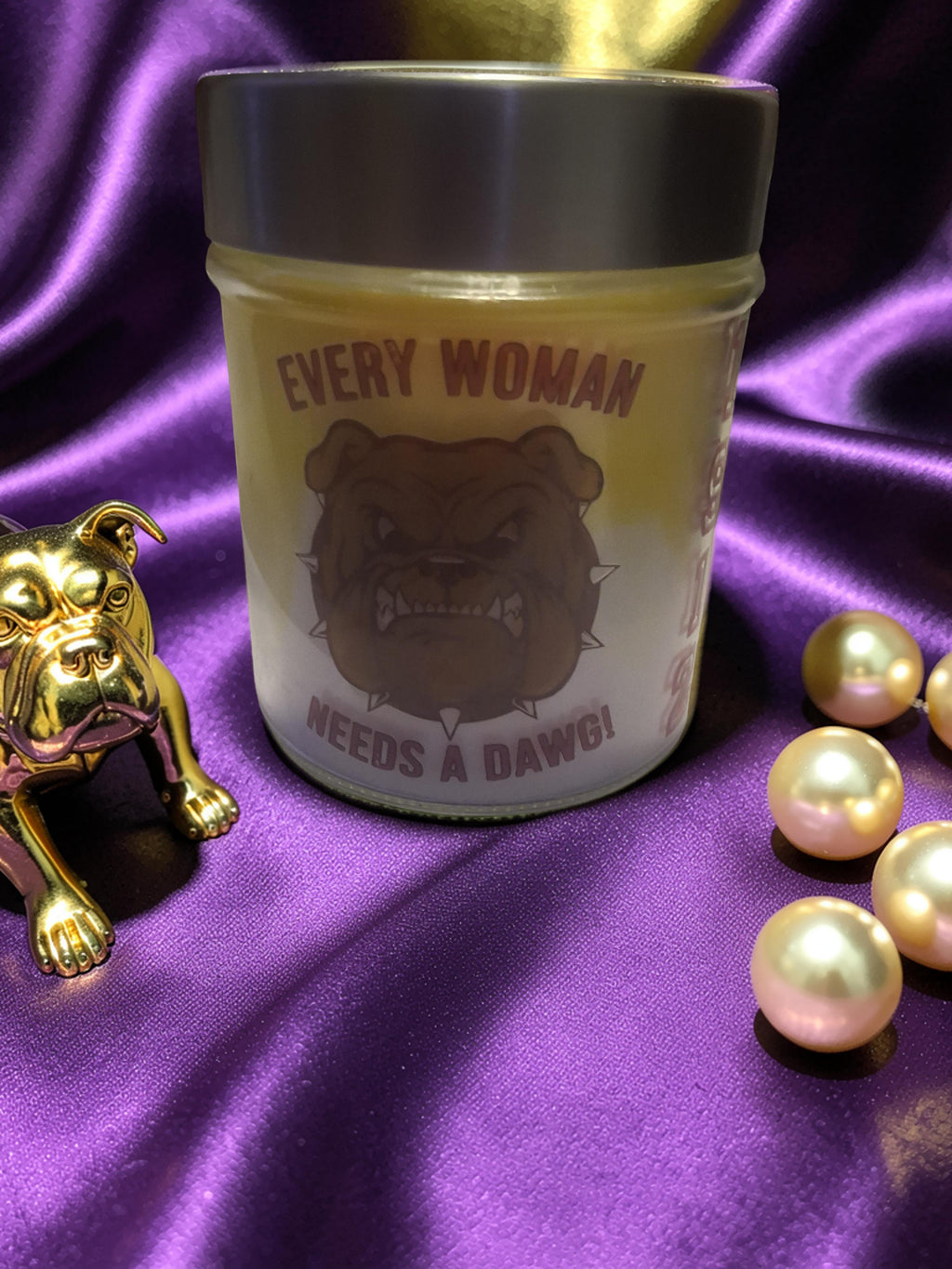Royal Purple & Gold Heritage Candle