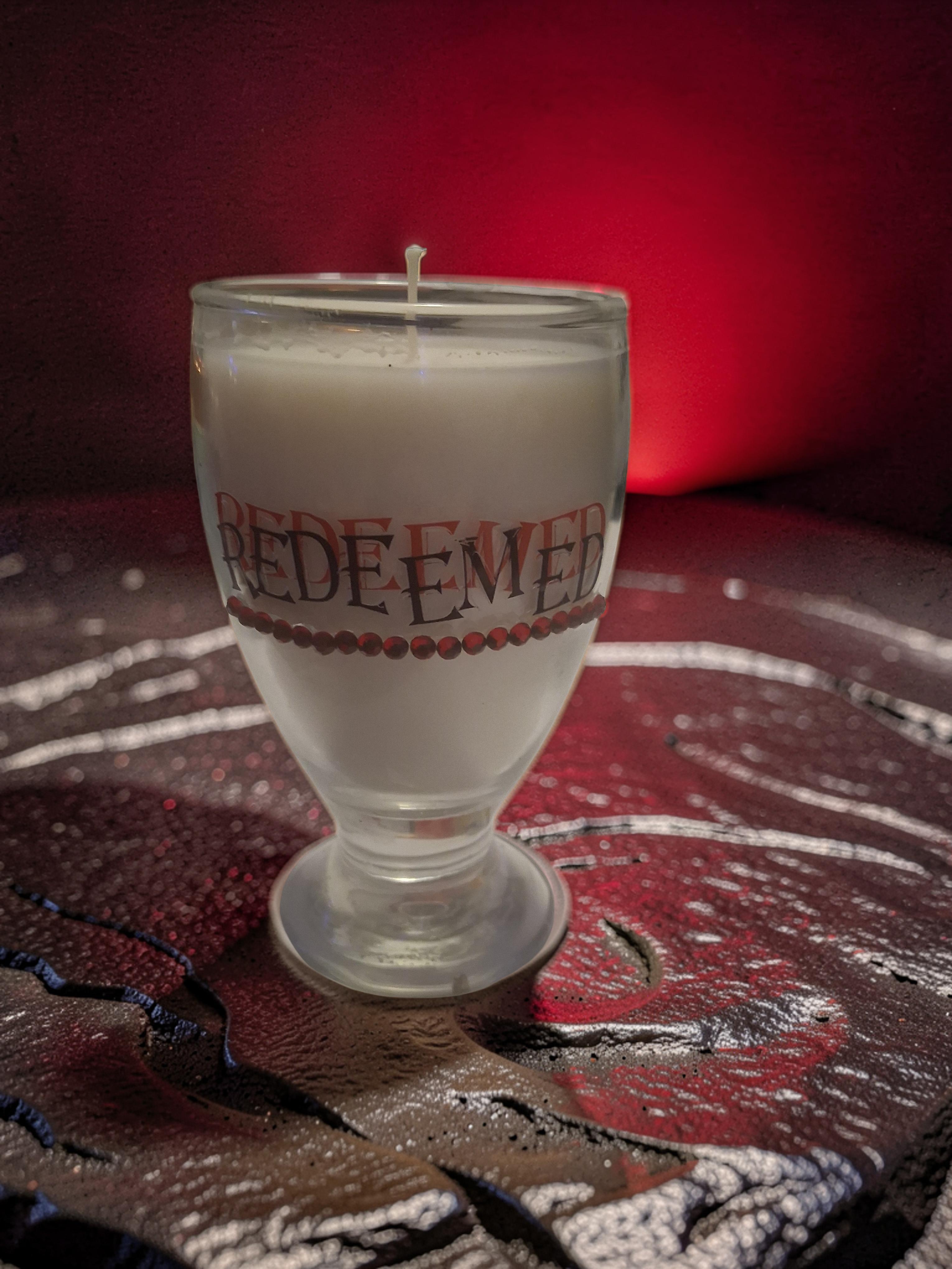 Redeemed Royalty Goblet Candle