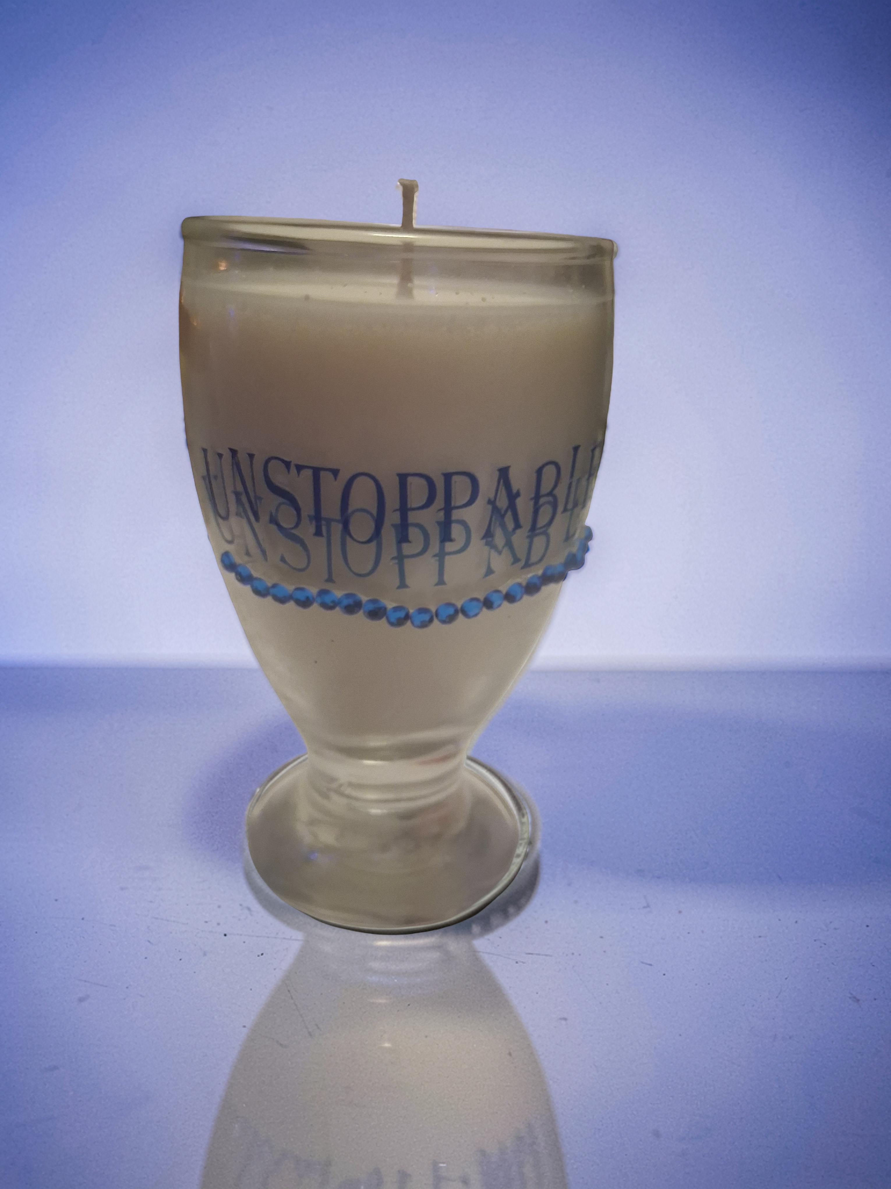 Word Line Candles- Unstoppable Candle