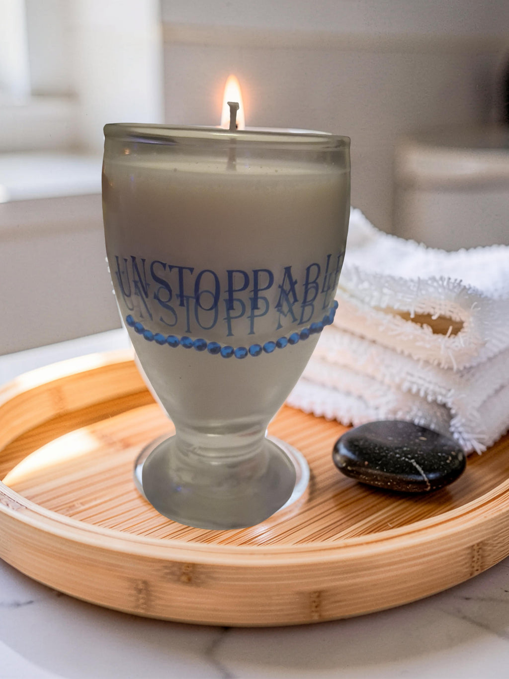 Word Line Candles- Unstoppable Candle