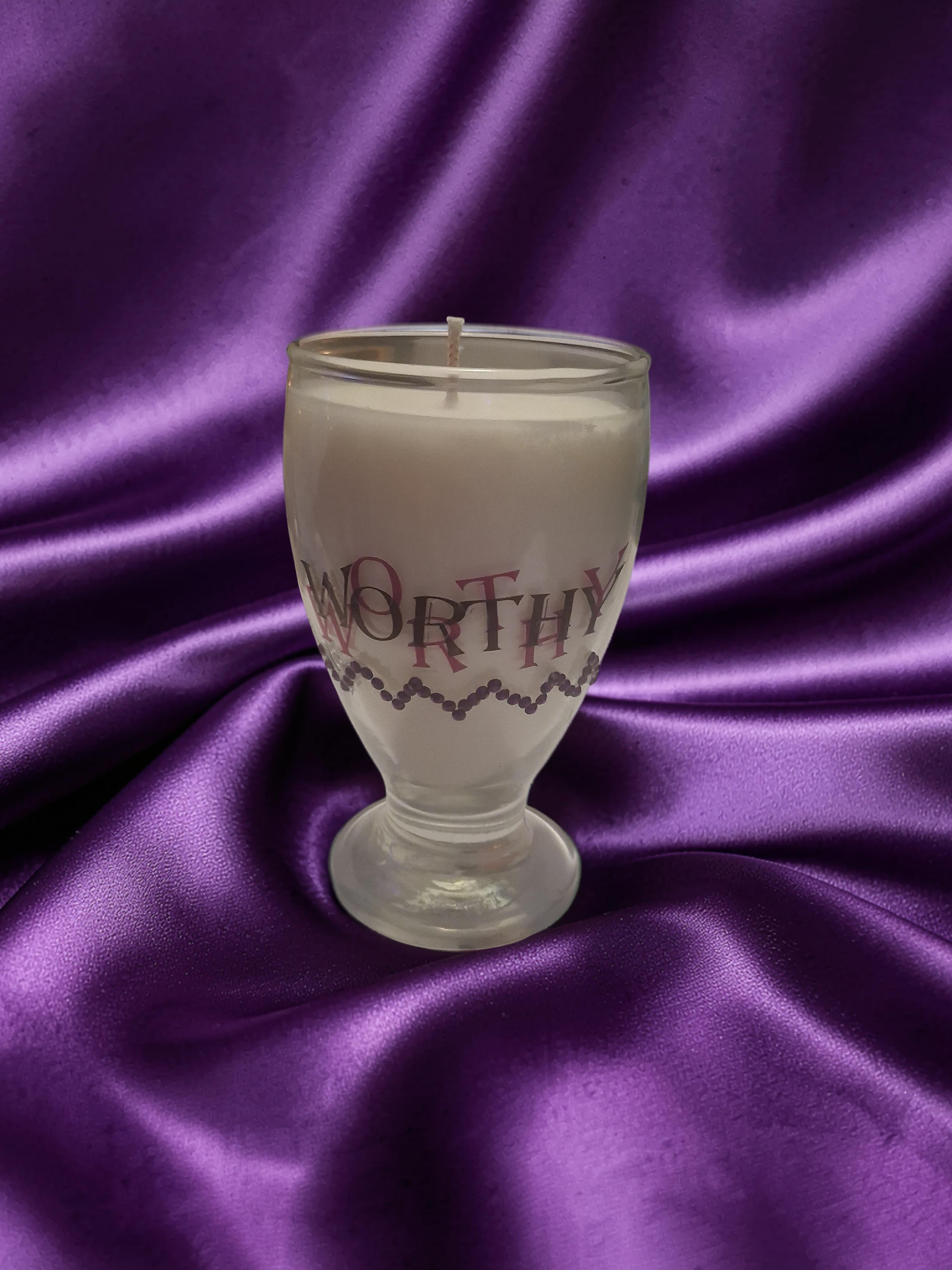 Worthy Royalty Goblet Candle