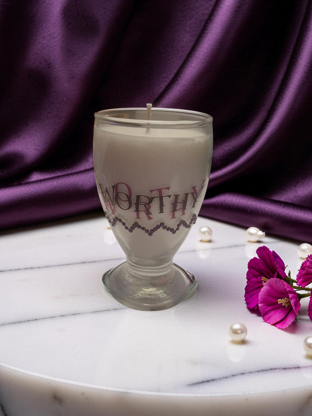 Worthy Royalty Goblet Candle