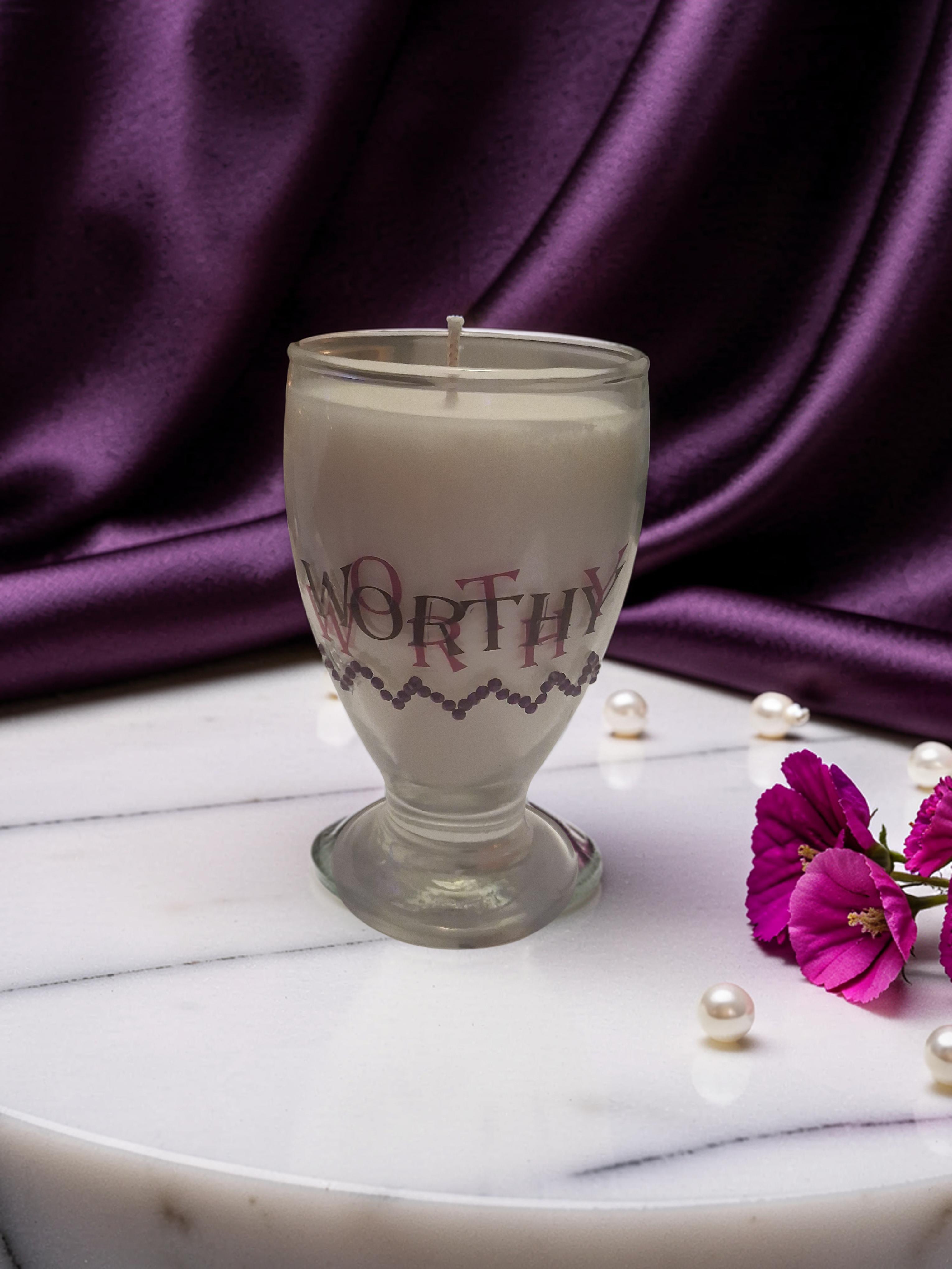 Worthy Royalty Goblet Candle